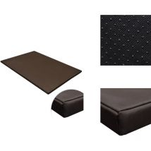 Vidaxl - Tapis plat pour chiens Rectangulaire Marron Taille xl - Tappeto Per Cani - Coussin Pour Chien - Lit Pour Chien - Couverture Pour Chien