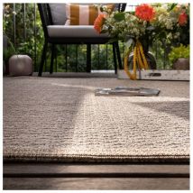 Tapis plat rectangle moderne extérieur et intérieur Ombre Taupe 160x230