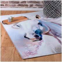 Deladeco - Tapis pour fille multicolore rectangle Ice Multicolore 80x120
