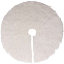 Tapis pour sapin de Noël duveteux