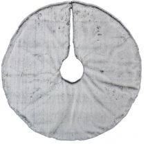 Tapis pour sapin de Noël en imitiation fourrure