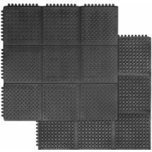 Floordirekt - Tapis profilés en caoutchouc En tant que système plug-in Avec surface ondulée