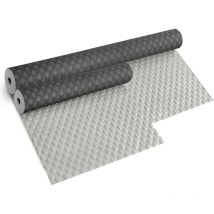 Emmevi Mv S.p.a. - Tapis Protecteur de sol en gomme antidérapant avec revêtement robuste à bulles Gris - 2 mètre x 11 mètres