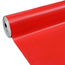 Emmevi Mv S.p.a. - Tapis Protecteur De Sol pvc Rouge Coureur Revêtement De Sol Bulles Antidérapant - 100x2100 Cm