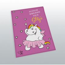Tapis - Pummel & Friends - Licorne en tutu - Violet - 80 cm x 120 cm