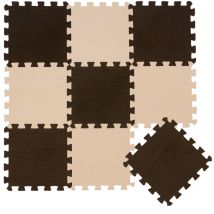 9 Tapis De Sol Épais Pour Bébé Enfant - 30x30 Dalles Puzzle Carré En Mousse Eva