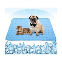 Sunxury - Tapis rafraîchissant d'été pour chiens et chats, en soie glacée, tapis rafraîchissant pour chien, respirant, portable et lavable,