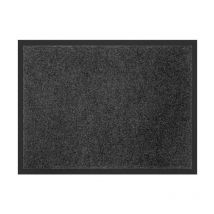 Bricoline - Tapis rectangle 50 x 80 cm anti-poussiere uni telio Gris