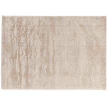 Douceur D'intérieur - Tapis rectangle 120 x 170 cm shaggy uni tango Naturel