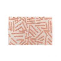 Tapis rectangle 60 x 90 cm coton/polyester tufte Athena Marsala