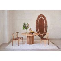 Lorena Canals - Tapis rectangle en laine ethnique lavable en machine crème Bahari Crème 200x300