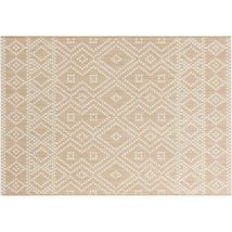 Tapis Rectangle Tania Tissé Plat - 120x170 cm ou 160x230 cm - Élégance et Durabilité - 170x120 cm.