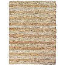 Privatefloor - Tapis rectangulaire en jute - Boho Bali - 150x200 cm - Ghana Naturel