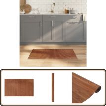 Tapis rectangulaire marron 60x100 cm bambou - Tapis En Bambou - Tapis Design - Tapis Salon - Tapis Chambre - Tapis Naturel
