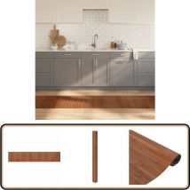 Tapis rectangulaire marron 60x300 cm bambou - Tapis En Bambou - Tapis Design - Tapis Salon - Tapis Chambre - Tapis Naturel