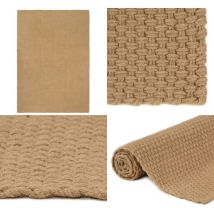 Tapis rectangulaire Naturel 120x180 cm Jute - Tapis En Jute - Tapis Naturel - Décoration Intérieure - Tapis Design - Tapis Salon - Home & Living