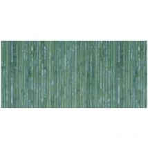 Mediawave Store - Tapis reds en bambou avec fond antidérapant lavable 50x120cm Couleur: Vert