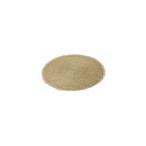M&s - Tapis rond 120 cm en osier blanc et beige - belly