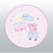 Herding - Tapis Rond - Peppa Pig - Shine Like the Stars - Rose - 90 cm - Rose