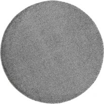 Minimal - Tapis Rond uni de Salon Chambre Relax Sobre et Epuré (Anthracite - 200x200cm)
