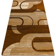 Rugsx - Tapis royal HE405 Géométrique - marron / crème brown 100x200 cm