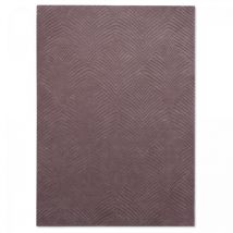 Wedgwood - Tapis salon et chambre en laine 170x240 bordeaux rectangle fait à la main