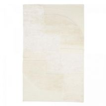 Designers Guild - Tapis salon et chambre en laine 200x300 crème rectangle tissé motif uni bourdel