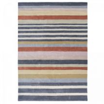 Harlequin - Tapis salon et chambre en laine 140x200 mutlicolore fait à la main