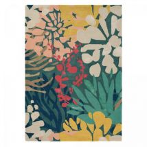 Brink&campman - Tapis salon et chambre en laine 160x230 vert et jaune rectangle tissé