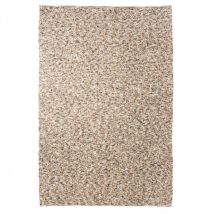 Brink&campman - Tapis Salon Et Chambre En Laine 250x350 Beige Et Gris Rectangle Fait Main