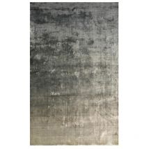 Designers Guild - Tapis salon et chambre en viscose 200x300 gris rectangle fait main motif simple eberson