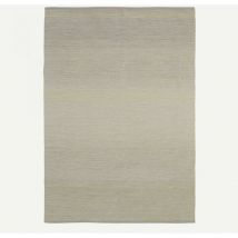 Impalo - Tapis salon et chambre en coton 120x170 beige rectangle tissé motif faux uni oland