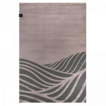 Guy Laroche - Tapis salon et chambre 190x290 rose et gris rectangle tissé motif géométrique palm