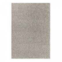 Dezenco - Tapis salon et chambre 200x290 beige rectangle tissé motif uni sakrda