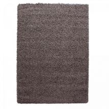 Jadorel - Tapis poils longs shaggy 80x150 multicolore tissé rectangle motif uni uni c