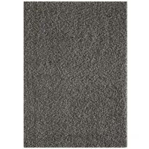 Sanat Hali - Tapis shaggy 60x110 gris tissé rectangle motif uni sg loca