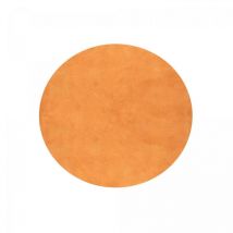 Unamourdetapis - Tapis lavable 30°C Ø120cm Orange, tapis shaggy uni à longs poils
