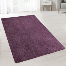 Karat - Tapis Shaggy sur mesure Barcelona Violet 80 x 350 cm