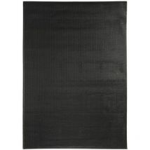 Thedecofactory - skin - Tapis en cuir noir 140x200