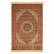 Unamourdetapis - Tapis oriental 120x175 rose rectangle motif ancestral pembe