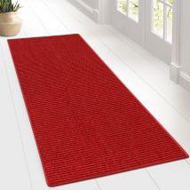 Karat - Tapis de Décoration Sylt Rouge 100 x 350 cm