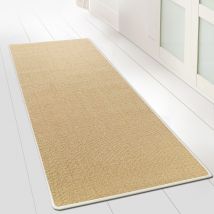 Karat - Tapis de couloir Salvador Nature Blanc 200 x 450 cm