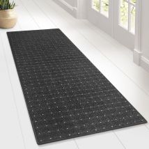 Karat - Tapis de Salon Rapido Anthracite 100 x 250 cm