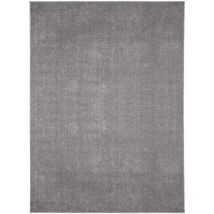 Minimal - Tapis uni de Salon Chambre Relax Sobre et Epuré (Gris clair - 240x340cm)