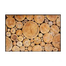 Tapis velvet rondins de bois 45X75 Mercury 003457-1