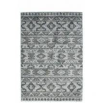 Thedecofactory - venise - Tapis à motifs ethniques scandinaves gris 120x170