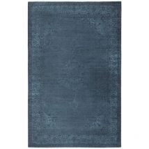 Tesso Living - Tapis Vintage - Lavable - Antidérapant - Bleu Foncé - 120x160cm