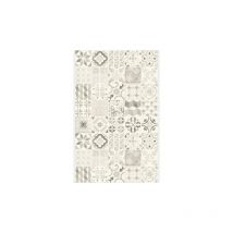 Tarkett - Tapis vinyle - Carreaux de ciment - Noir - 100 x 200 cm