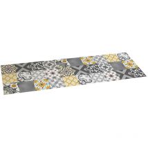 Croma patch tapis vinyle gris-ambre 60x200cm