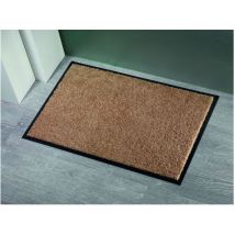 Tapis de bain WASH CLEAN 105 marron 90x120 – 100 % polyamide – Lavable en machine – Mercury